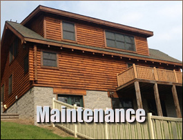  Middlefield, Ohio Log Home Maintenance