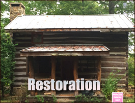 Historic Log Cabin Restoration  Middlefield, Ohio